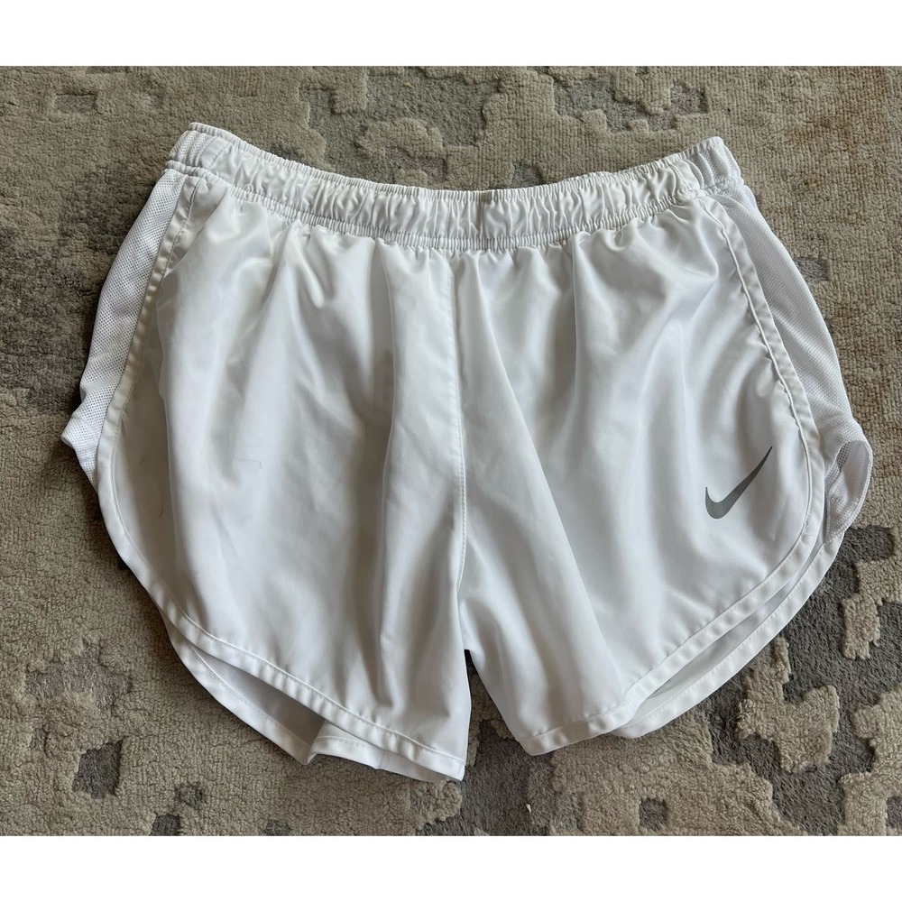 Nike White Athletic Shorts